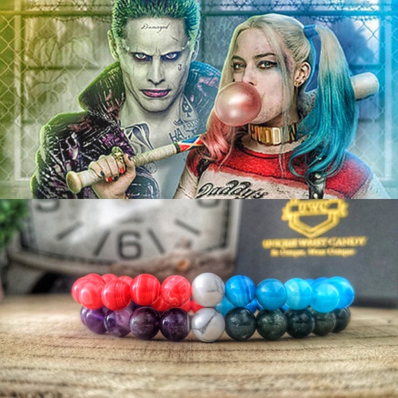 Bracelet couples Harley Quinn et The Joker, Cadeau couples, bracelets DC  Comics, Film The Joker, Idée cadeau pour lui et elle -  France