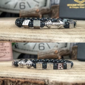 Fitness bracelet, Gym bracelet, Fitness jewelry, Dumbbell bracelet, Motivation fitness bracelet, Power bracelet, Men and women bracelet