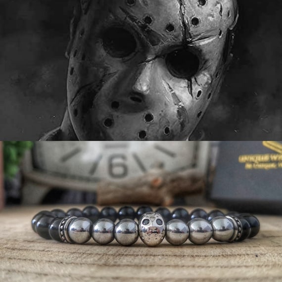 Jason Voorhees Bracelet, Halloween Bracelet, Halloween Jewelry