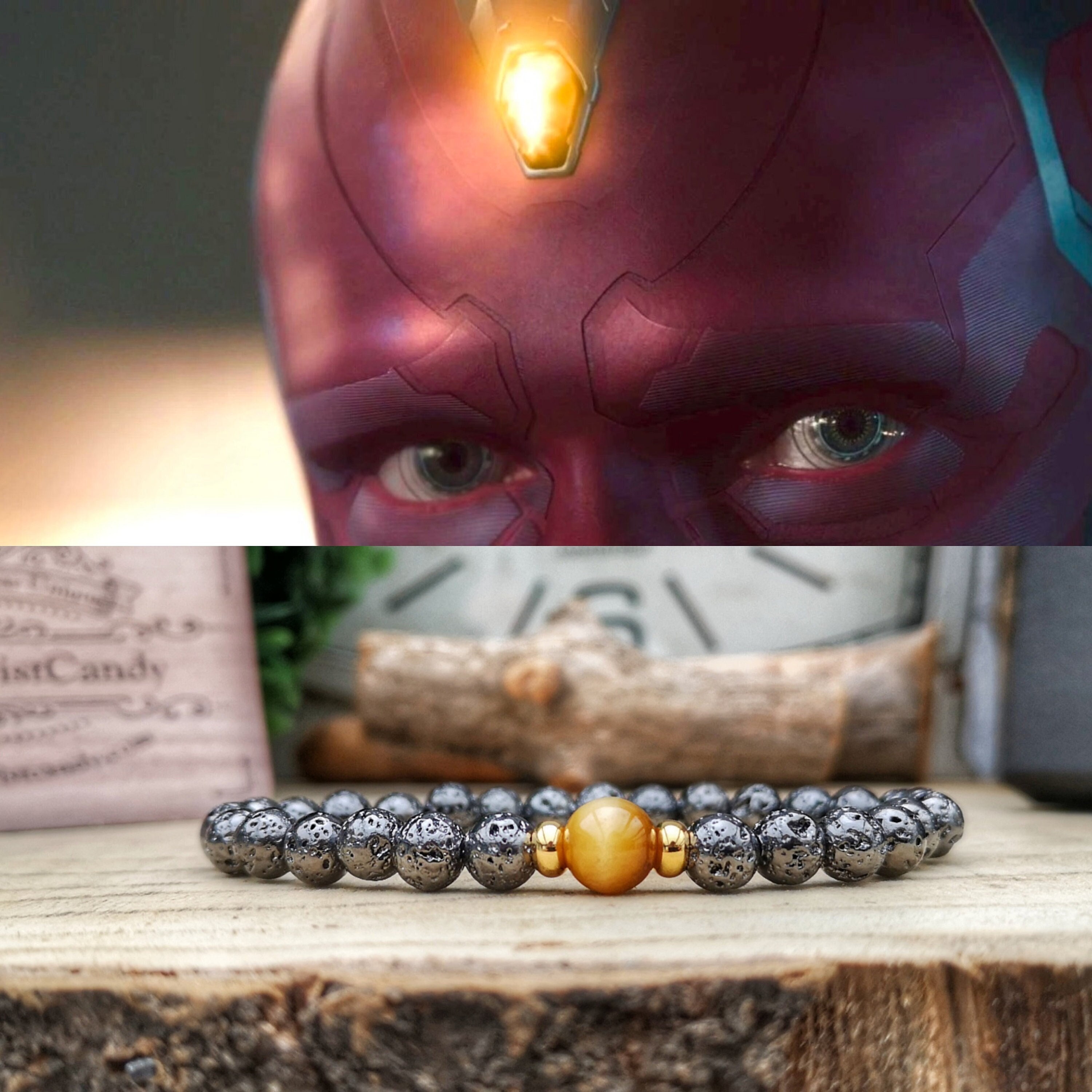 Mind Stone bracelet, Marvel gift for him and her, Infinity mind stone  bracelet, Marvel comics bracelet, Marvel Infinity stones