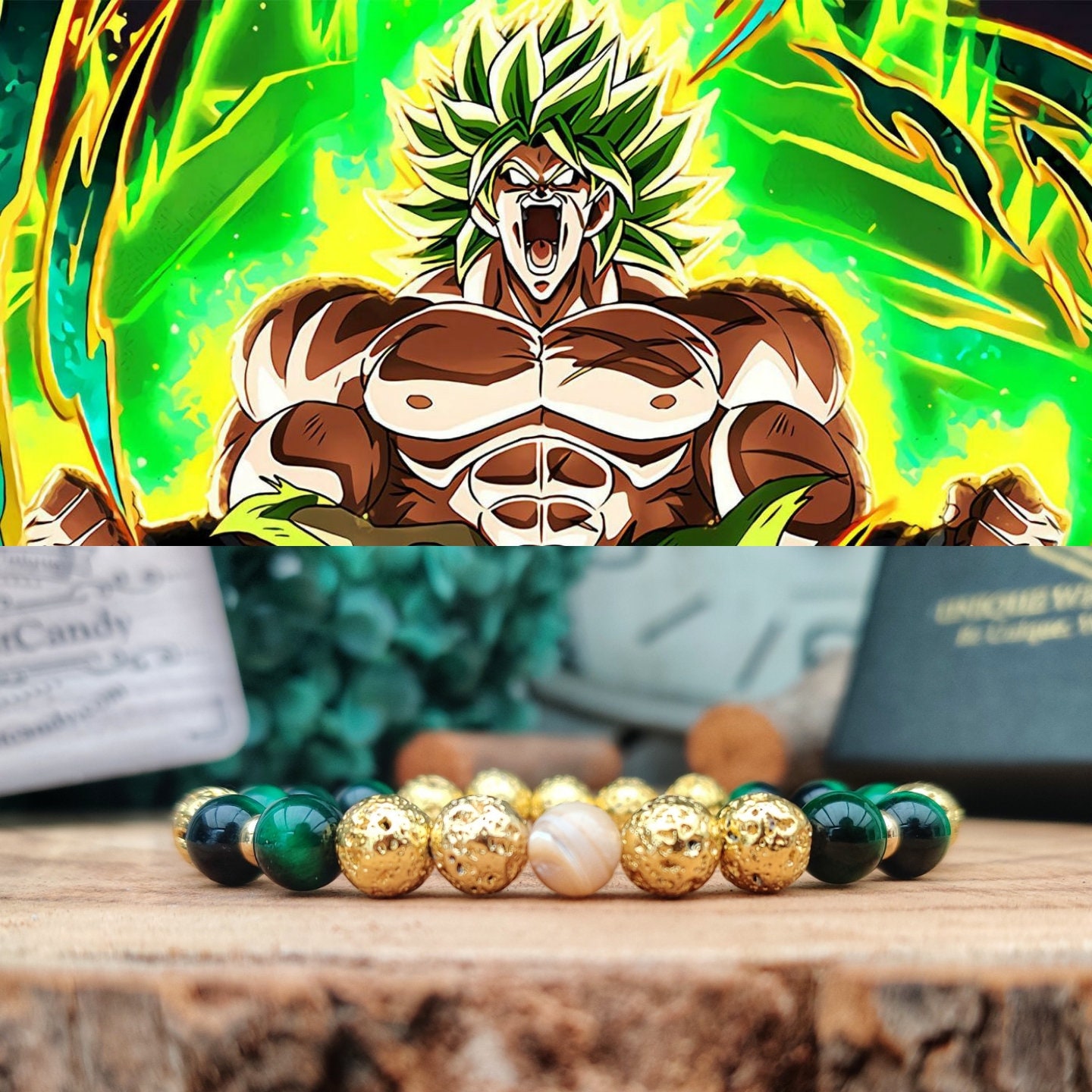 Dragonball Z Broly Super Saiyan Bracelet, Legendary Saiyan
