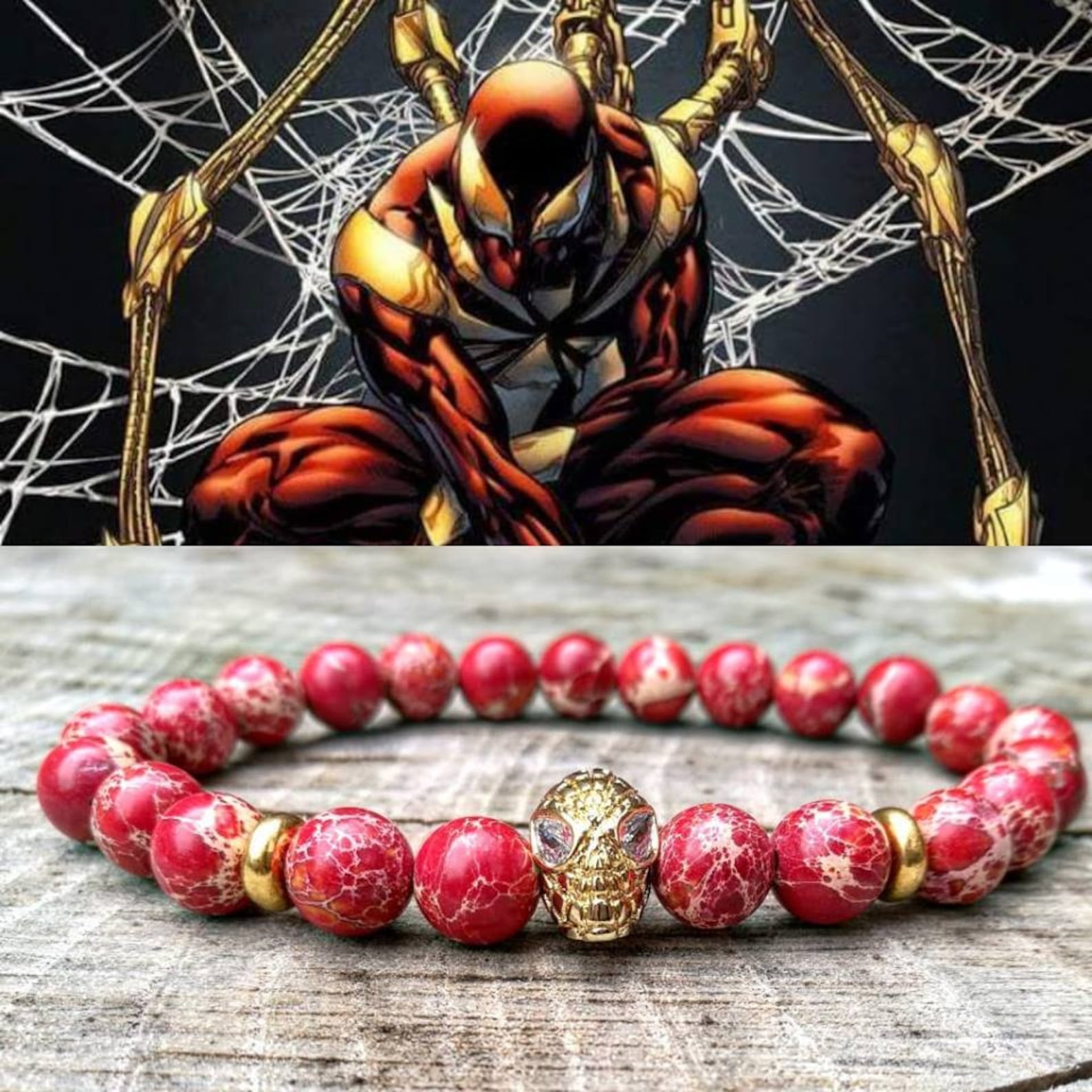 Spiderman armband Mannen armband Marvel armband Helden Etsy
