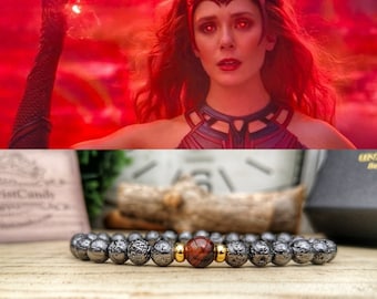 Reality Stone bracelet, Marvel gift for men and women, Infinity mind stone bracelet, Marvel Infinity stones, Marvel comics bracelet