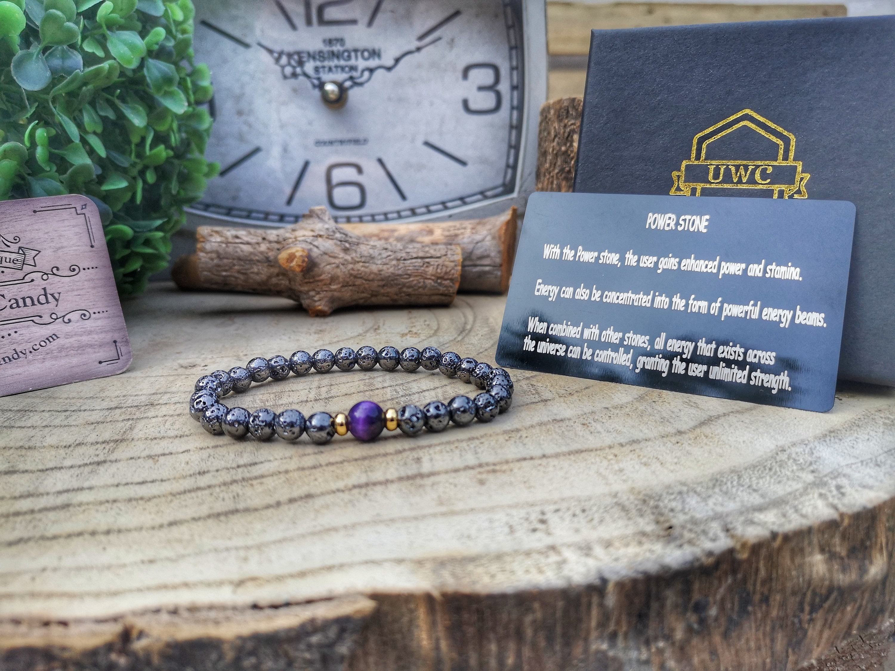 Power Stone bracelet, Infinity Stone bracelet, Marvel bracelet