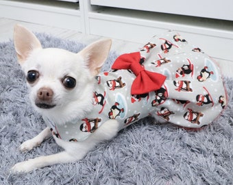 LGBT Inspired Multi-Coloured Love Hearts Dog Dress Pretty Little Paws