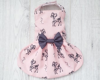 Pretty Little Paws - Handmade Pink Bambi Boutique Chihuahua Dog Dress Pet Cat Clothing Clothes Fancy Gift Animal Lover