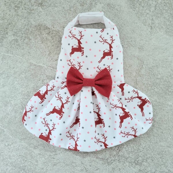 Christmas Dog Dress Etsy