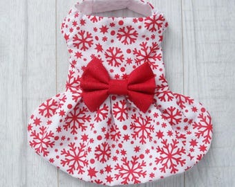Handmade Christmas Pet Dress, Dog Clothing,  Pet Clothes, GingerBread, Chihuahua Dachshund Cat, Gift, Personalised, Pretty Little Paws