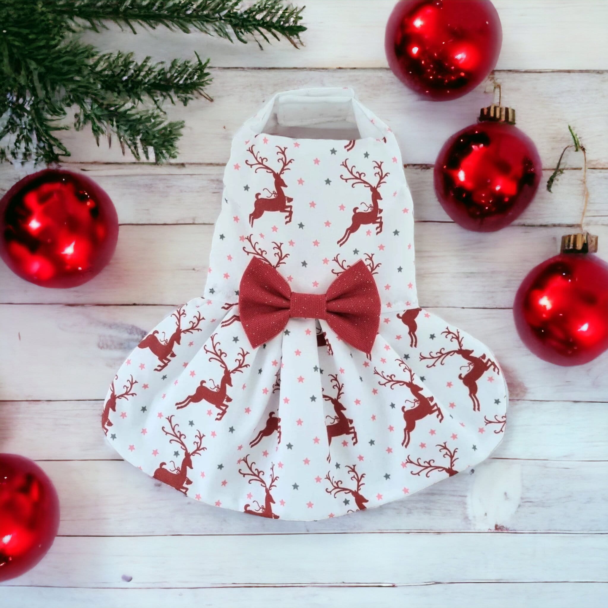 christmas puppy dress Woofmas Dog Dress main image 0