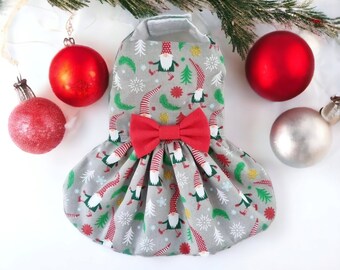 white christmas dresses Red and Green Christmas Dog Tutu Skirt (XL) Red/Green main image 0