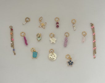 Pendant / charm for creole - individual charms for earrings to hang - Summer Edition - Boho - Mix&Match