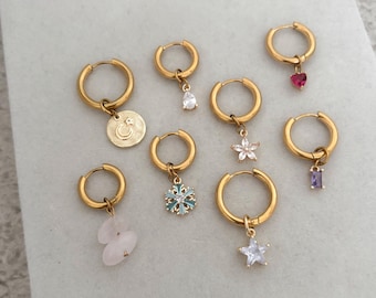 Pendant/Charm for Hoop Earrings - Individual Charms for Earrings - Summer Edition - Boho - Mix & Match