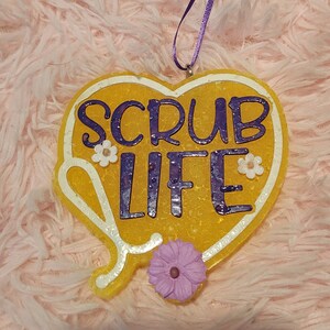 Scrub Life Car Freshie