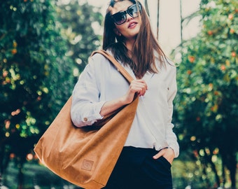 Borsa tote grande, borsa a tracolla, borsa da donna, borsa in ecopelle