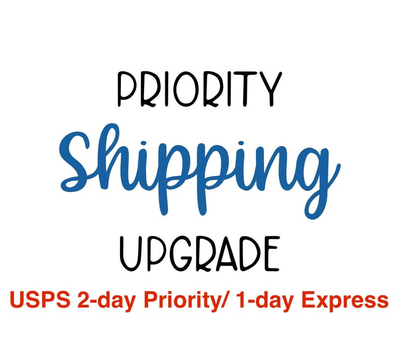 Shipping Upgrade Etsy