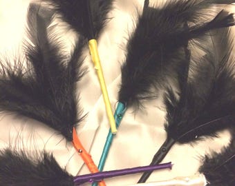 Cosquilleador de plumas hecho a mano