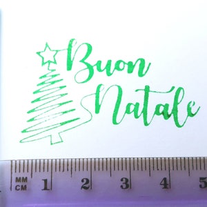 Christmas Stamps, Buon Natale stamp, Marry christmas in italiano, Christmas cards, Christmas decorations, christmas tags, christmas paper image 3