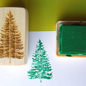 Christmas Stamps, Tree Christmas stamp, Wood, Christmas cards, Christmas decorations, fir, decoratin, Gift Christmas, stamp 1.9" x 1.2"