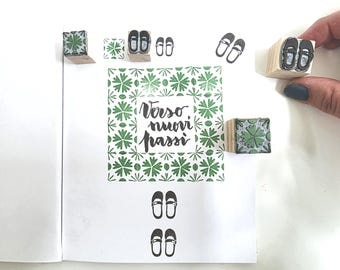 Tile and Shoes Stamp to decorate your diary, your cards and make decorations
