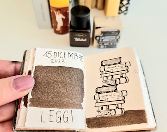 Book stamp, stack of books, for scrapbooking, book list, decorate diary