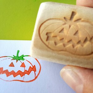 Pumpkin stamp, Halloween stamp, trick or treat, children gift, festival, handmade stamp, luser cut, scrapbooking and card decoration