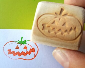 Pumpkin stamp, Halloween stamp, trick or treat, children gift, festival, handmade stamp, luser cut, scrapbooking and card decoration