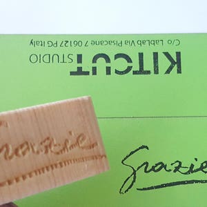 Rayher Stempel WIR Feiern Ein Fest 6x7cm Timbro Wir Feiern Ein Fest 6 x