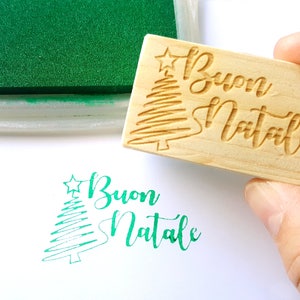 Christmas Stamps, Buon Natale stamp, Marry christmas in italiano, Christmas cards, Christmas decorations, christmas tags, christmas paper image 2