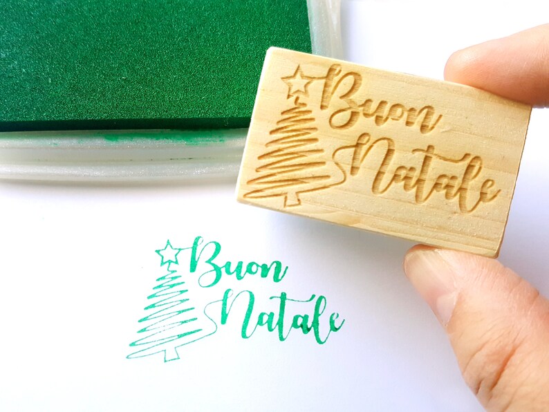 Christmas Stamps, Buon Natale stamp, Marry christmas in italiano, Christmas cards, Christmas decorations, christmas tags, christmas paper image 2