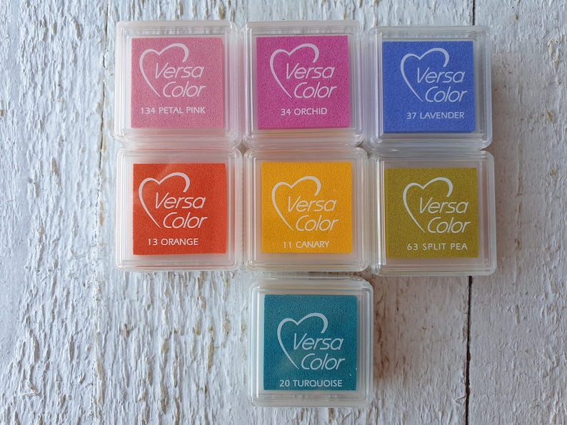 Versa Color stamp pads borderless ink pad stamp colors Etsy