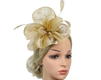 Gold Bronze Fascinator Fascinators 