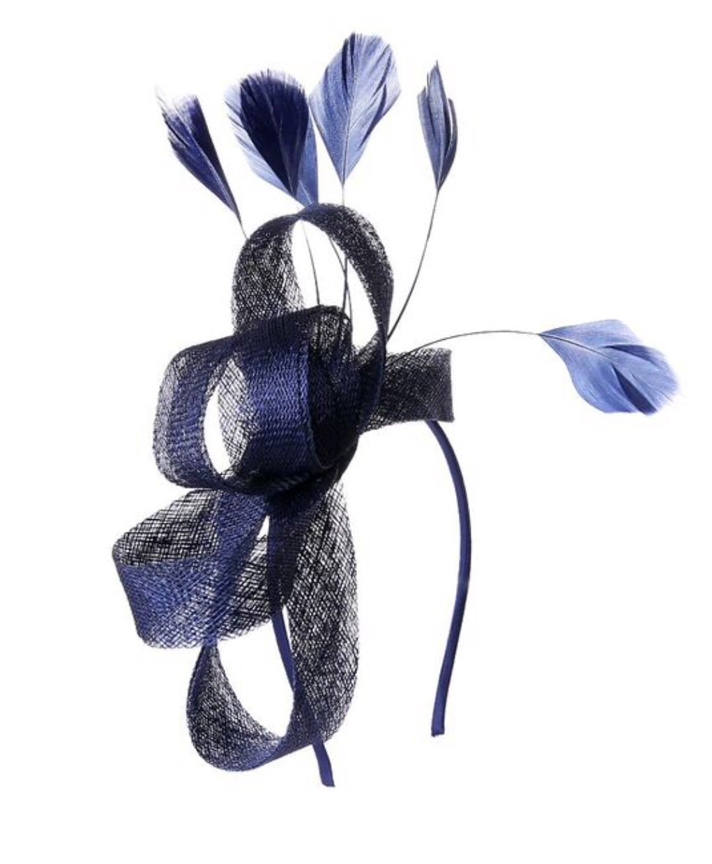 Navy Navy Blue Navy Fascinator 