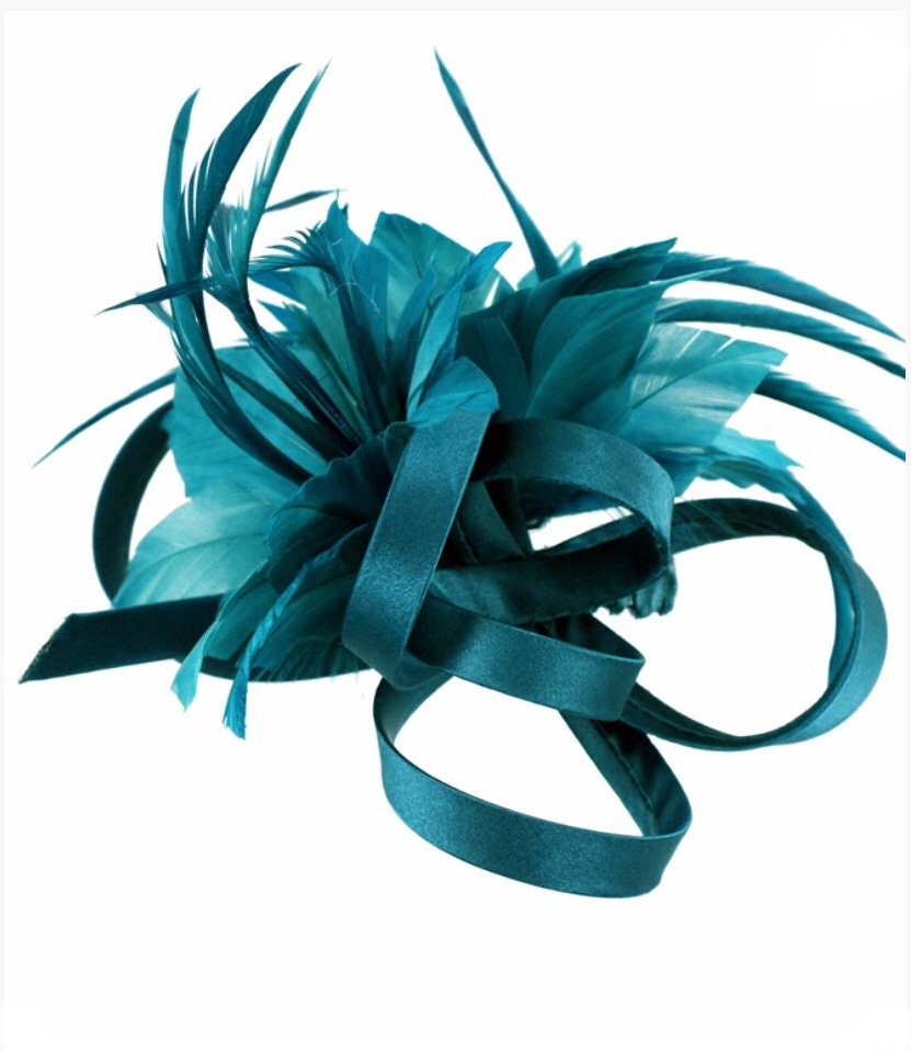 Teal Green Blue Fascinator Fascinators 