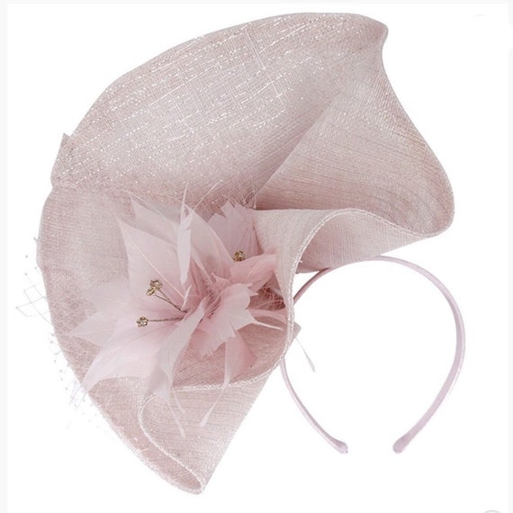 Blush Fascinator Light Pink Fascinator 