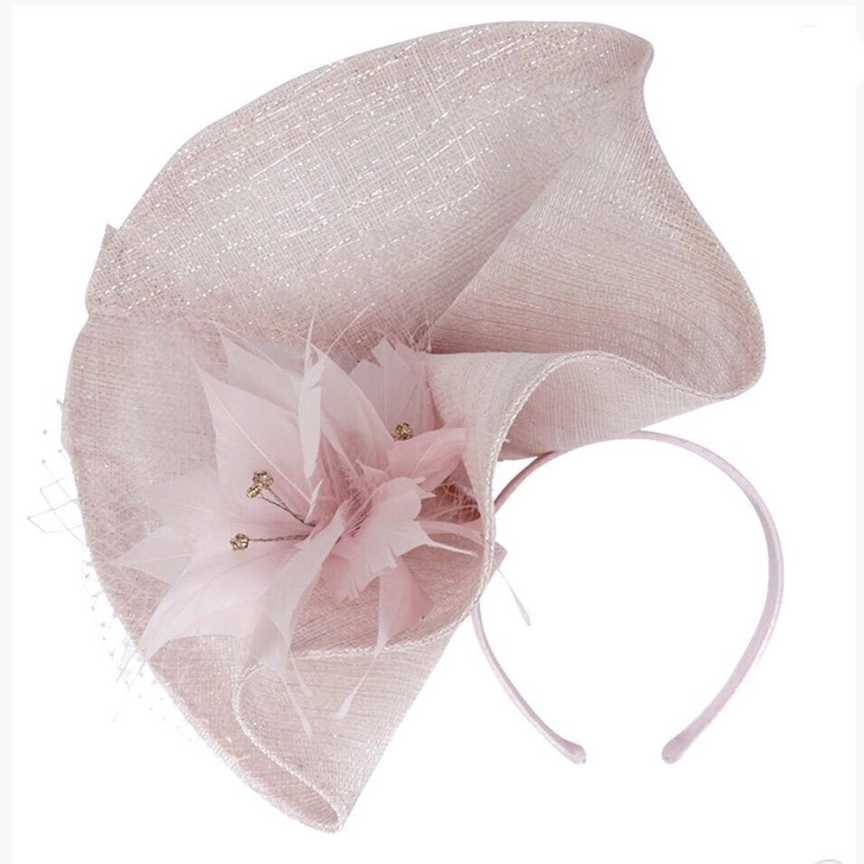 Blush Fascinator Light Pink Fascinator 