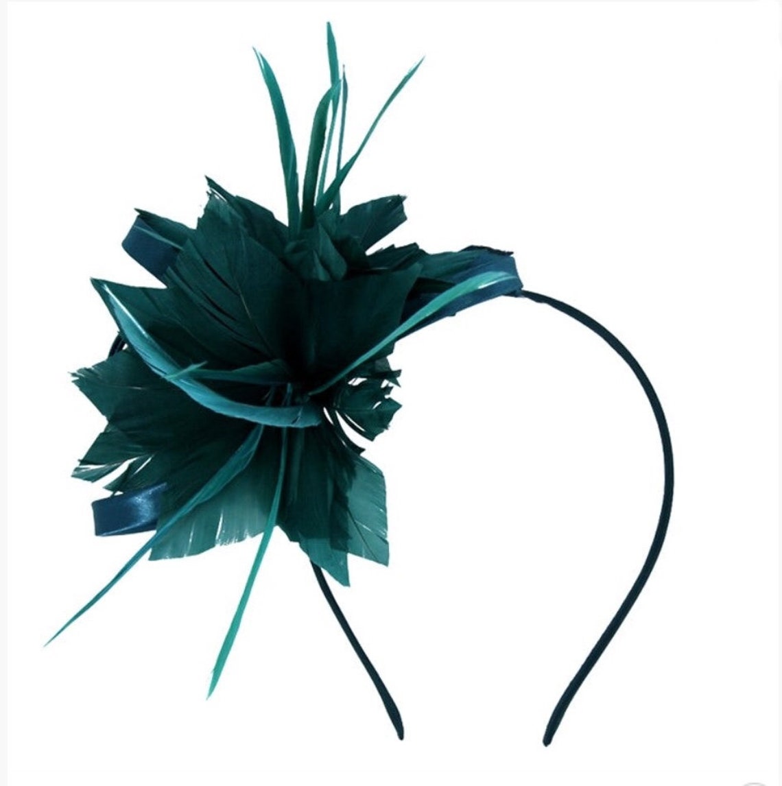 Teal Fascinator Turquoise Fascinator Green Fascinator Aqua Etsy UK