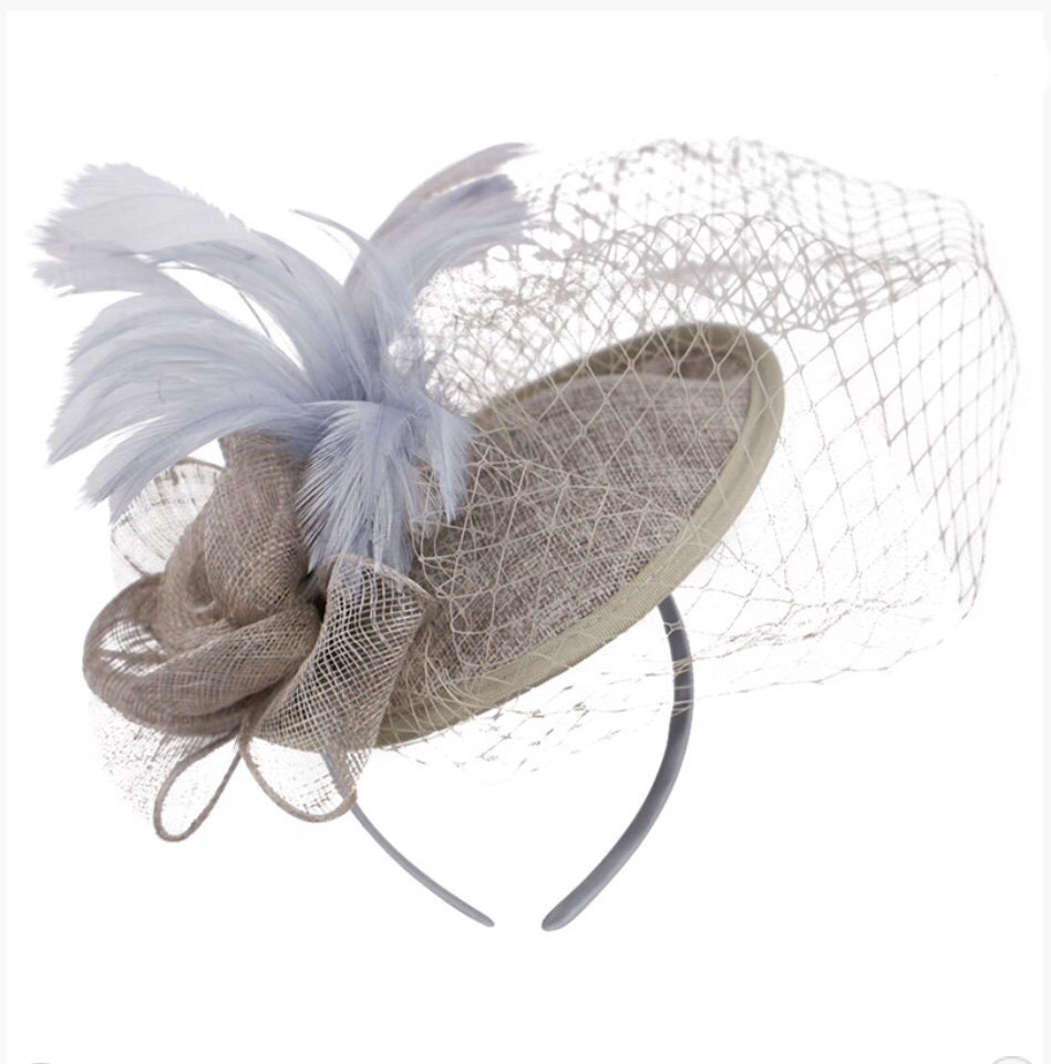 light grey fascinator|OFF 72 
