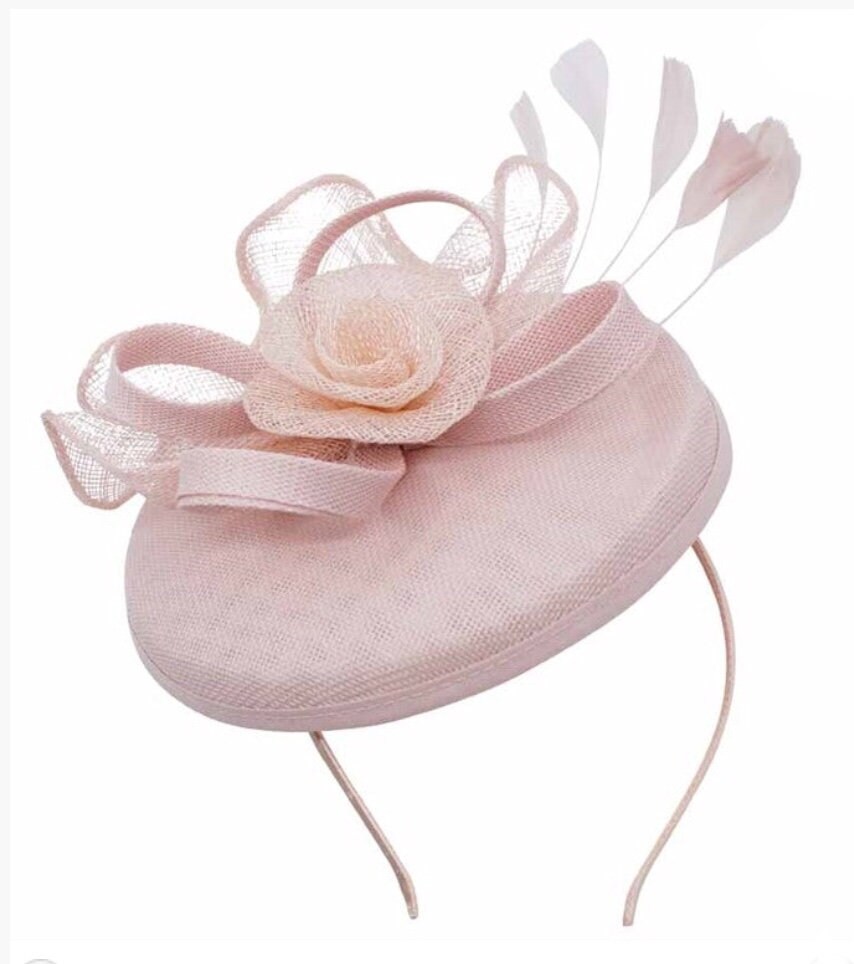 Blush Fascinator Baby Pink Fascinator 