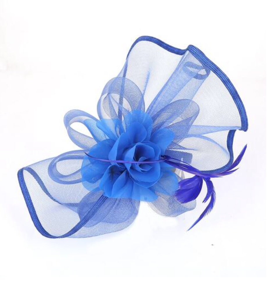Royal Blue Fascinator Fascinator Cobalt 
