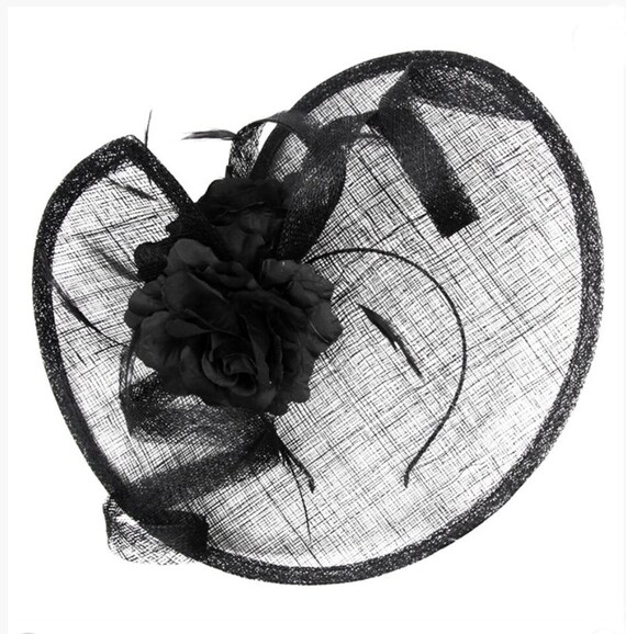 Black, Noir, Midnight, Black Fascinator, Fascinators  display picture 2