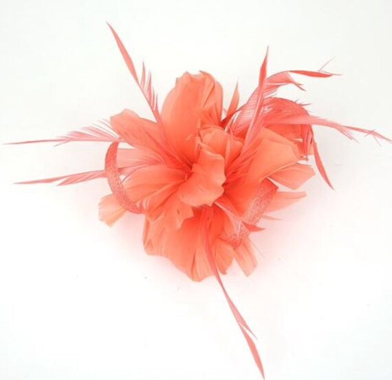 orange hats and fascinators