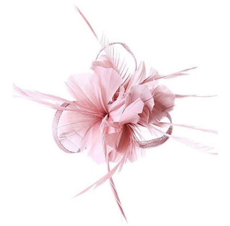Blush Fascinator dusky pink Fascinator 