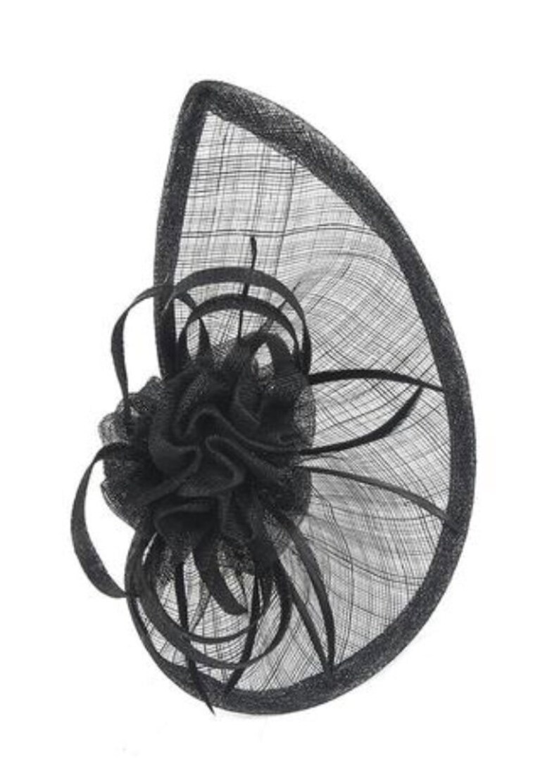 Black wedding hat black Fascinator Fascinators hat derby noir midnight hatinator funeral hat black Fascinator hat Fascinator hat
