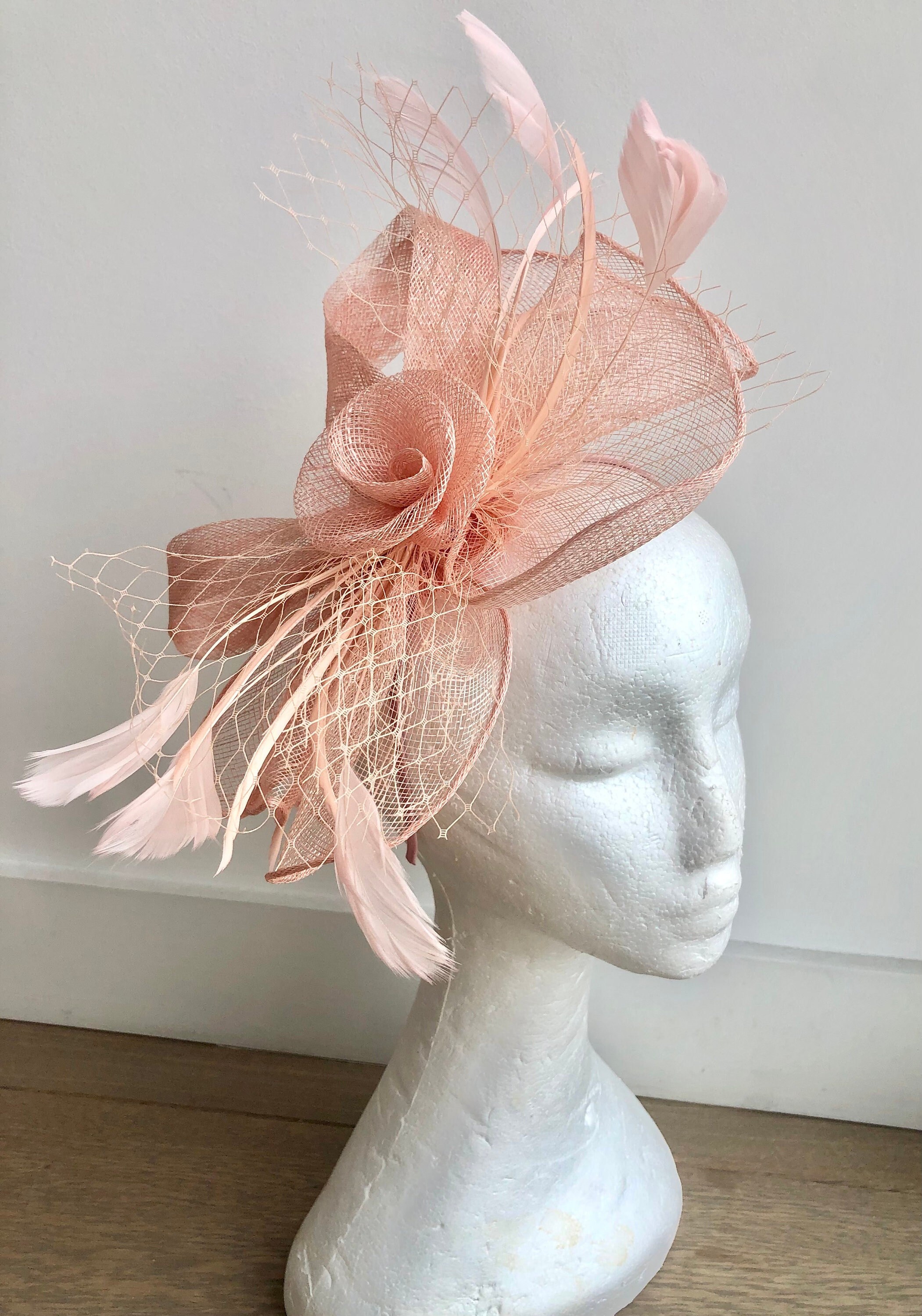 Nude Fascinator Light Pink Fascinators 