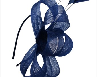 Navy Fascinator Navy Fascinator Hat 