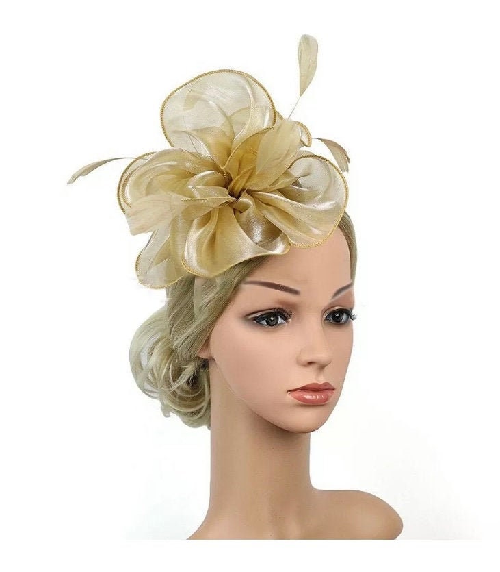 Gold Bronze Fascinator Fascinators 