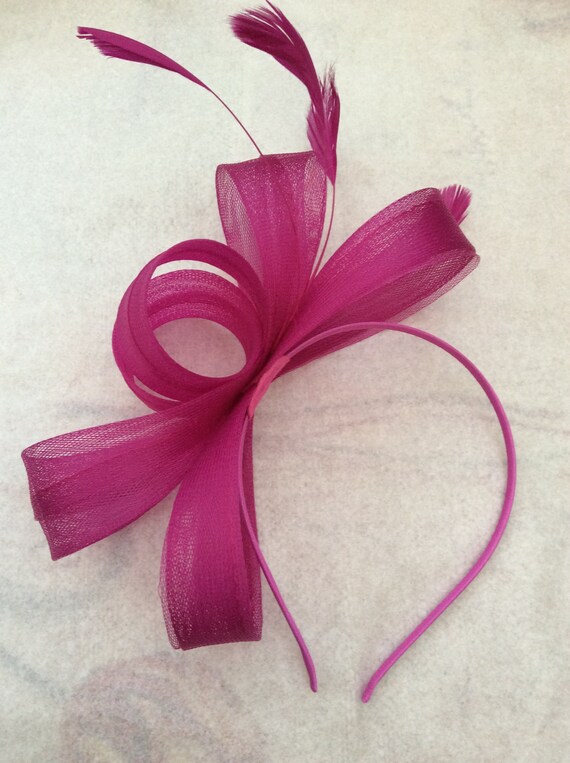 fascinator hat pink