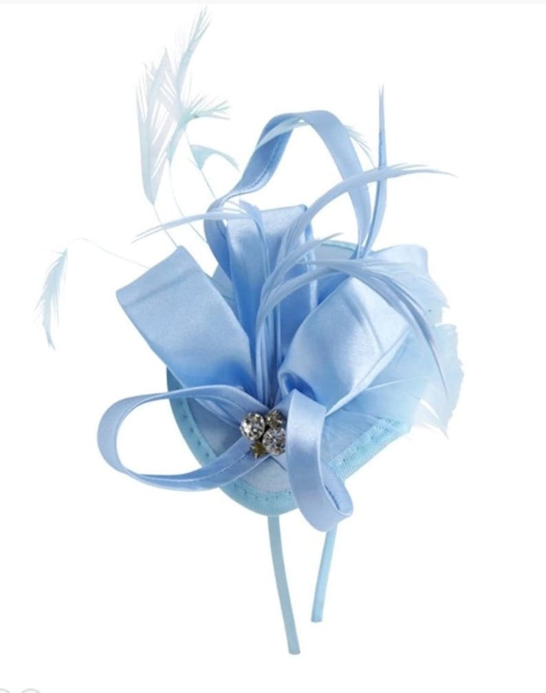 blue fascinator small