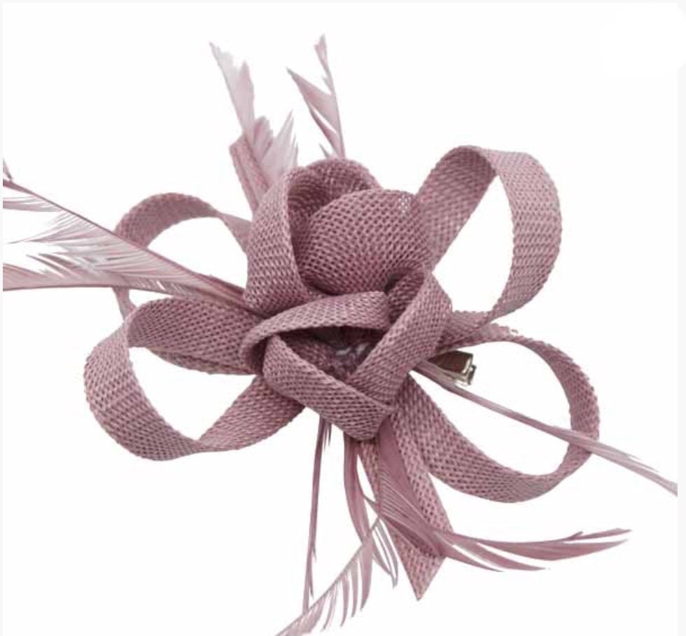 Baby Pink Light Pink Blush Fascinator 