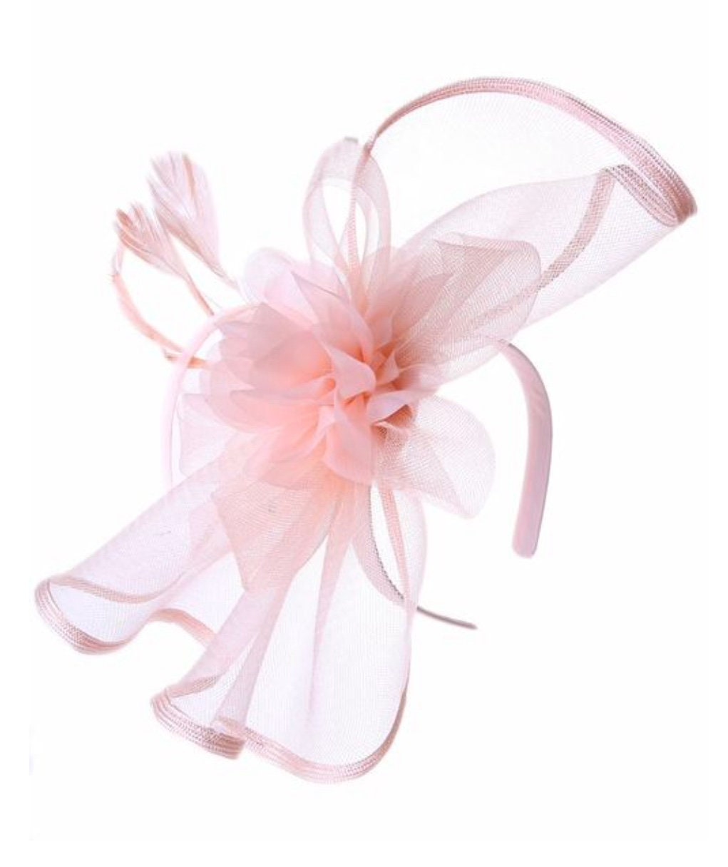 Blush Pink Fascinator Light Pink Baby 